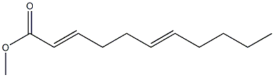 2,6-Undecadienoic acid methyl ester 结构式