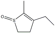 4,5-Dihydro-3-ethyl-2-methylthiophene 1-oxide