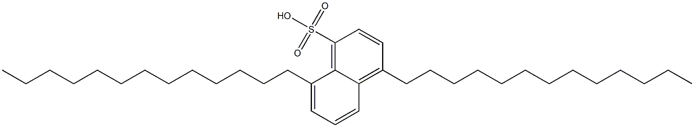 4,8-Ditridecyl-1-naphthalenesulfonic acid,,结构式