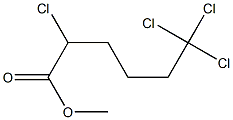 2,6,6,6-Tetrachlorohexanoic acid methyl ester Structure