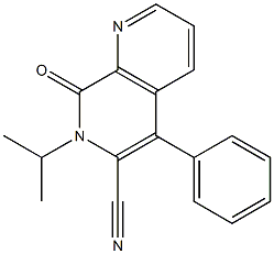 7,8-Dihydro-8-oxo-7-isopropyl-5-phenyl-1,7-naphthyridine-6-carbonitrile