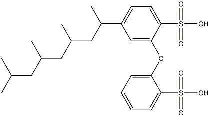 4-(1,3,5,7-Tetramethyloctyl)-[2,2'-oxybisbenzenesulfonic acid]