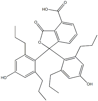 1,3-Dihydro-1,1-bis(4-hydroxy-2,6-dipropylphenyl)-3-oxoisobenzofuran-4-carboxylic acid