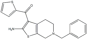 2-Amino-3-(2-thienylcarbonyl)-4,5,6,7-tetrahydro-6-benzylthieno[2,3-c]pyridine|