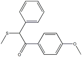  1-(4-Methoxyphenyl)-2-phenyl-2-(methylthio)ethan-1-one