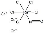 Cesium pentachloronitrosylruthenate(III),,结构式