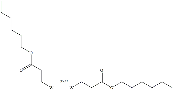 Zinc bis[2-(hexyloxycarbonyl)ethanethiolate]|