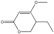 5,6-Dihydro-5-ethyl-4-methoxy-2H-pyran-2-one