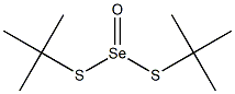 Bis(tert-butylthio) selenoxide Struktur