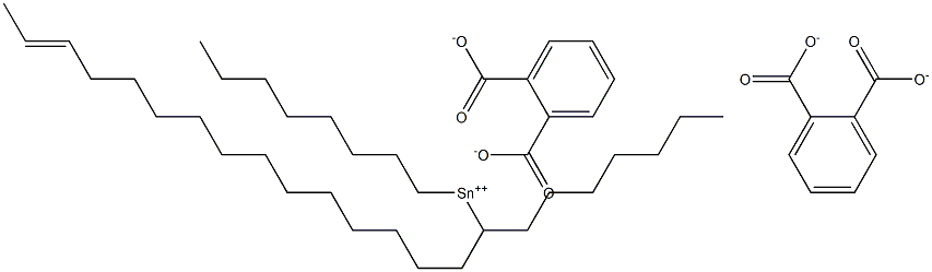 Bis[phthalic acid 1-(13-pentadecenyl)]dioctyltin(IV) salt,,结构式