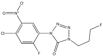 1-(2-Fluoro-4-chloro-5-nitrophenyl)-4-(3-fluoropropyl)-1H-tetrazol-5(4H)-one