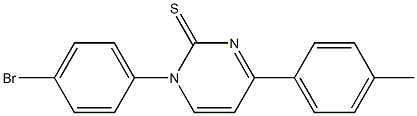  1-(4-Bromophenyl)-4-(4-methylphenyl)pyrimidine-2(1H)-thione