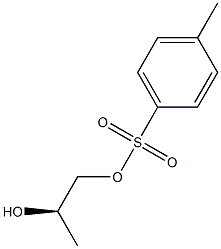 (R)-プロパン-1,2-ジオール1-(4-メチルベンゼンスルホナート) 化学構造式