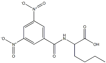 2-[(3,5-Dinitrobenzoyl)amino]hexanoic acid,,结构式