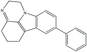 2,4,5,6-Tetrahydro-8-phenyl-1H-pyrazino[3,2,1-jk]carbazole Structure
