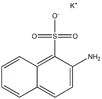 2-Amino-1-naphthalenesulfonic acid potassium salt Structure