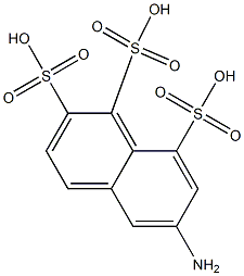 6-Amino-1,2,8-naphthalenetrisulfonic acid Structure