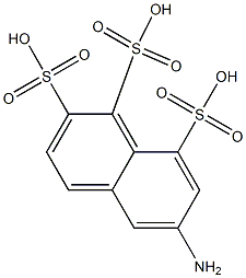 6-Amino-1,2,8-naphthalenetrisulfonic acid Struktur