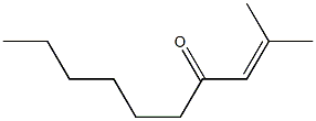 2-メチル-2-デセン-4-オン 化学構造式