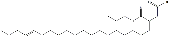 3-(15-Nonadecenyl)succinic acid 1-hydrogen 4-propyl ester Structure