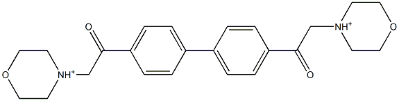 4,4'-[[1,1'-Biphenyl-4,4'-diyl]bis(2-oxo-2,1-ethanediyl)]bis(morpholinium)