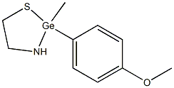 2-(4-Methoxyphenyl)-2-methyl-1,3,2-thiazagermolidine Structure