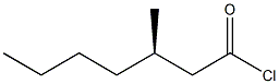 [R,(-)]-3-Methylheptanoyl chloride Structure