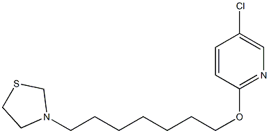 5-Chloro-2-[[7-(thiazolidin-3-yl)heptyl]oxy]pyridine Structure