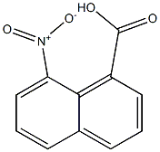 8-Nitro-1-naphthoic acid,,结构式