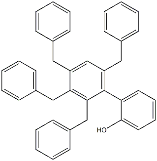2-(2,3,4,6-Tetrabenzylphenyl)phenol 结构式