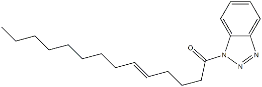 1-(5-Tetradecenoyl)-1H-benzotriazole Structure