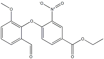 4-(2-Formyl-6-methoxyphenyloxy)-3-nitrobenzoic acid ethyl ester