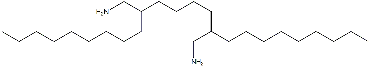2,7-ジノニルオクタン-1,8-ジアミン 化学構造式