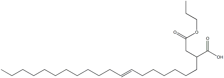 2-(7-Nonadecenyl)succinic acid 1-hydrogen 4-propyl ester,,结构式