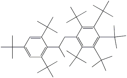 1-(Penta-tert-butylphenyl)-2-(2,4,6-tri-tert-butylphenyl)propane Structure