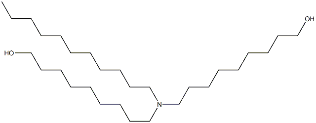 9,9'-(Undecylimino)bis(1-nonanol),,结构式