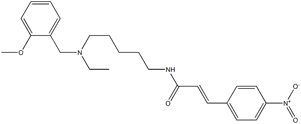 N-[5-[Ethyl(2-methoxybenzyl)amino]pentyl]-3-(4-nitrophenyl)acrylamide|