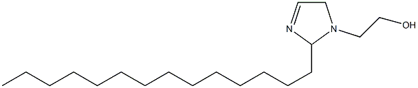 2-Tetradecyl-3-imidazoline-1-ethanol Struktur