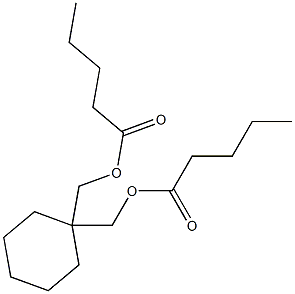 1,1-Cyclohexanedimethanol divalerate 结构式