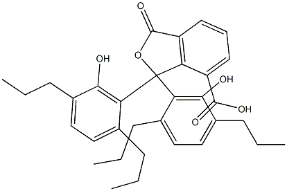 1,3-Dihydro-1,1-bis(6-hydroxy-2,5-dipropylphenyl)-3-oxoisobenzofuran-7-carboxylic acid