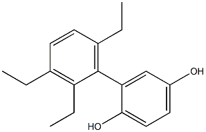 2-(2,3,6-Triethylphenyl)benzene-1,4-diol|