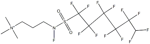 3-(Tridecafluorohexylsulfonylamino)propyltrimethylammonium