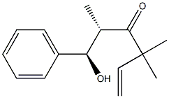 (1R,2S)-1-Hydroxy-2,4,4-trimethyl-1-phenyl-5-hexen-3-one 结构式