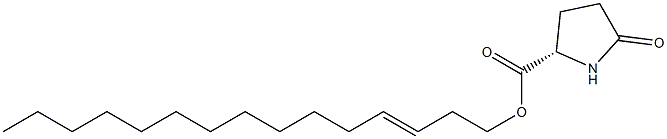 (S)-5-オキソピロリジン-2-カルボン酸3-ペンタデセニル 化学構造式