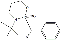3-tert-ブチル-3,4,5,6-テトラヒドロ-2-[(S)-1-フェニルエチル]-2H-1,3,2-オキサザホスホリン-2-オン 化学構造式
