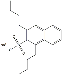 1,3-Dibutyl-2-naphthalenesulfonic acid sodium salt,,结构式