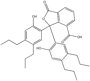 1,3-Dihydro-1,1-bis(6-hydroxy-3,4-dipropylphenyl)-3-oxoisobenzofuran-7-carboxylic acid