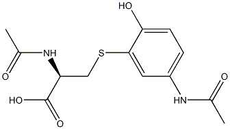  N-Acetyl-S-[2-hydroxy-5-(acetylamino)phenyl]-L-cysteine