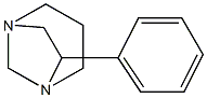6-Phenyl-1,5-diazabicyclo[3.2.1]octane Struktur