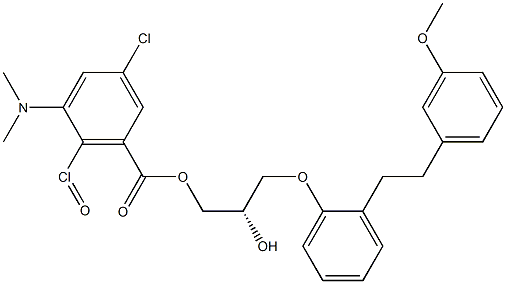 (2S)-N,N-Dimethyl-2-hydroxy-3-[2-(3-methoxyphenethyl)phenoxy]-1-propanamineN-oxide|